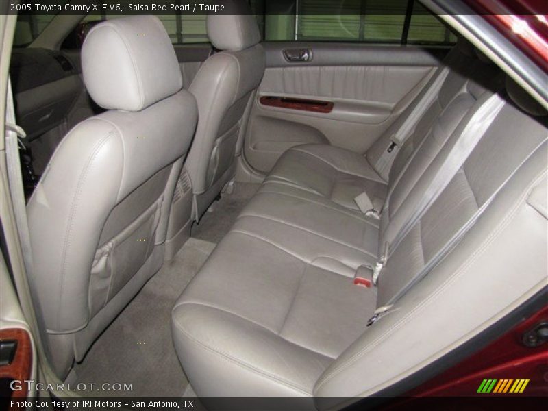 Salsa Red Pearl / Taupe 2005 Toyota Camry XLE V6
