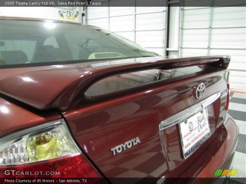 Salsa Red Pearl / Taupe 2005 Toyota Camry XLE V6