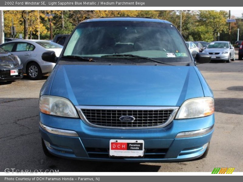 Light Sapphire Blue Metallic / Medium Parchment Beige 2002 Ford Windstar SE