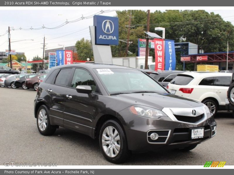 Grigio Metallic / Taupe 2010 Acura RDX SH-AWD Technology