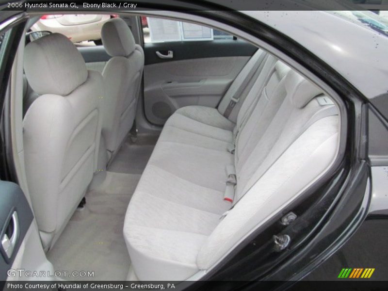 Ebony Black / Gray 2006 Hyundai Sonata GL
