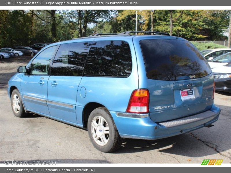 Light Sapphire Blue Metallic / Medium Parchment Beige 2002 Ford Windstar SE
