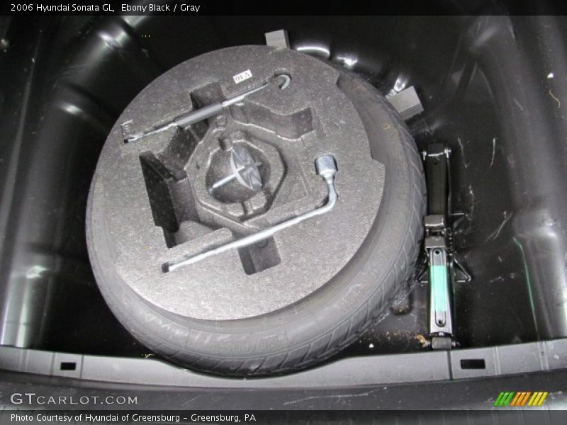 Ebony Black / Gray 2006 Hyundai Sonata GL