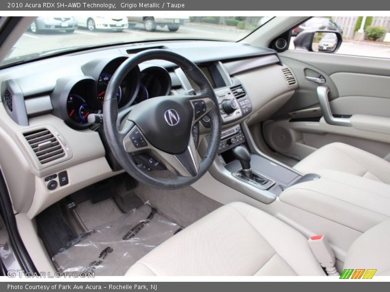 Grigio Metallic / Taupe 2010 Acura RDX SH-AWD Technology