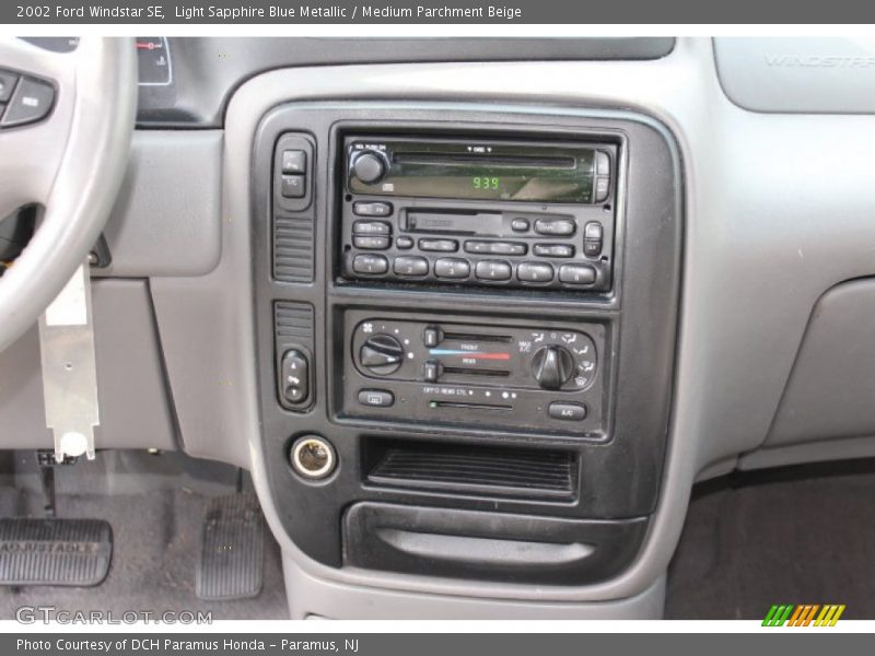 Controls of 2002 Windstar SE