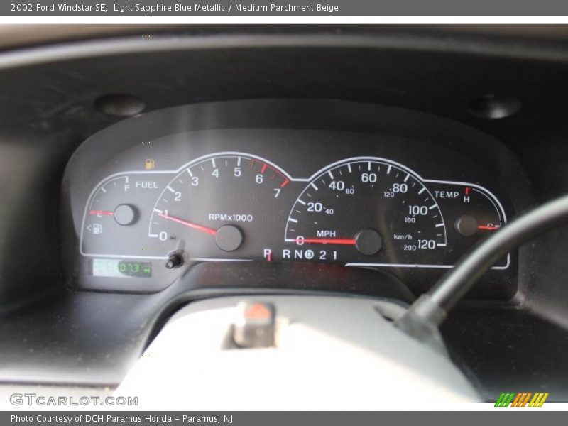  2002 Windstar SE SE Gauges