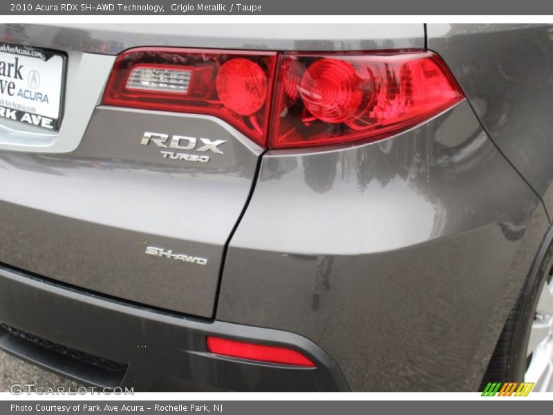 Grigio Metallic / Taupe 2010 Acura RDX SH-AWD Technology