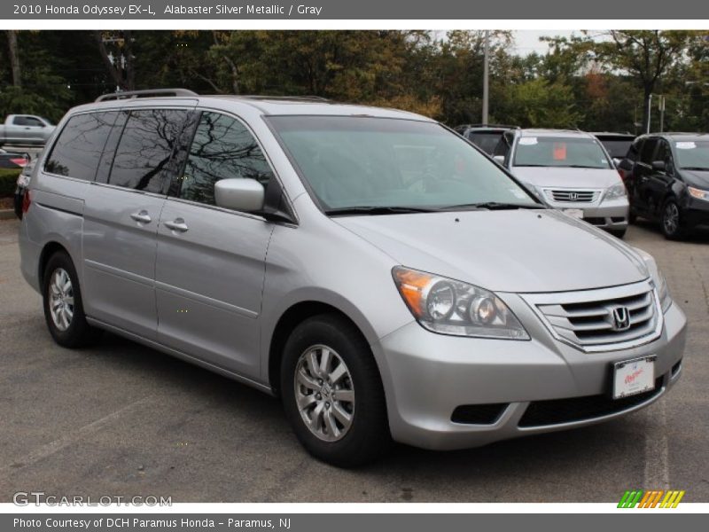 Alabaster Silver Metallic / Gray 2010 Honda Odyssey EX-L