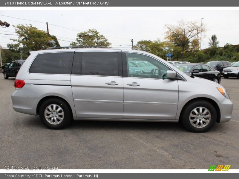 Alabaster Silver Metallic / Gray 2010 Honda Odyssey EX-L