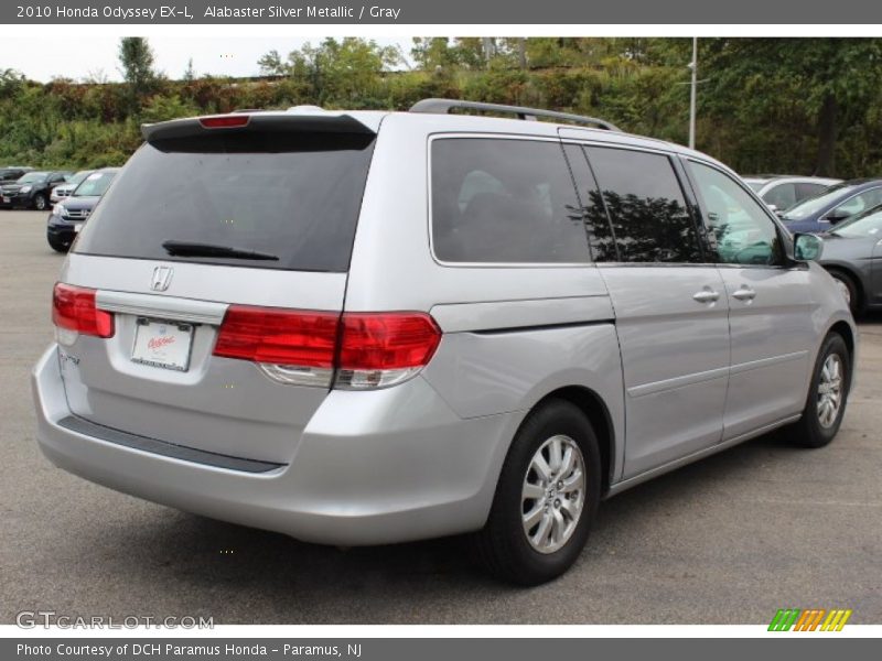 Alabaster Silver Metallic / Gray 2010 Honda Odyssey EX-L