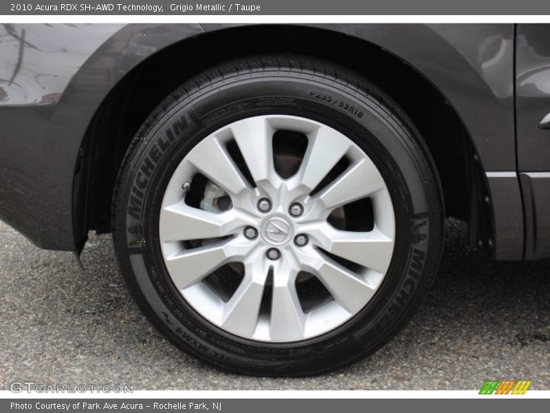 Grigio Metallic / Taupe 2010 Acura RDX SH-AWD Technology