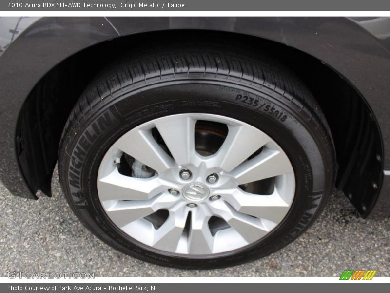 Grigio Metallic / Taupe 2010 Acura RDX SH-AWD Technology