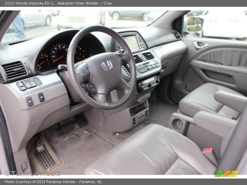 Alabaster Silver Metallic / Gray 2010 Honda Odyssey EX-L