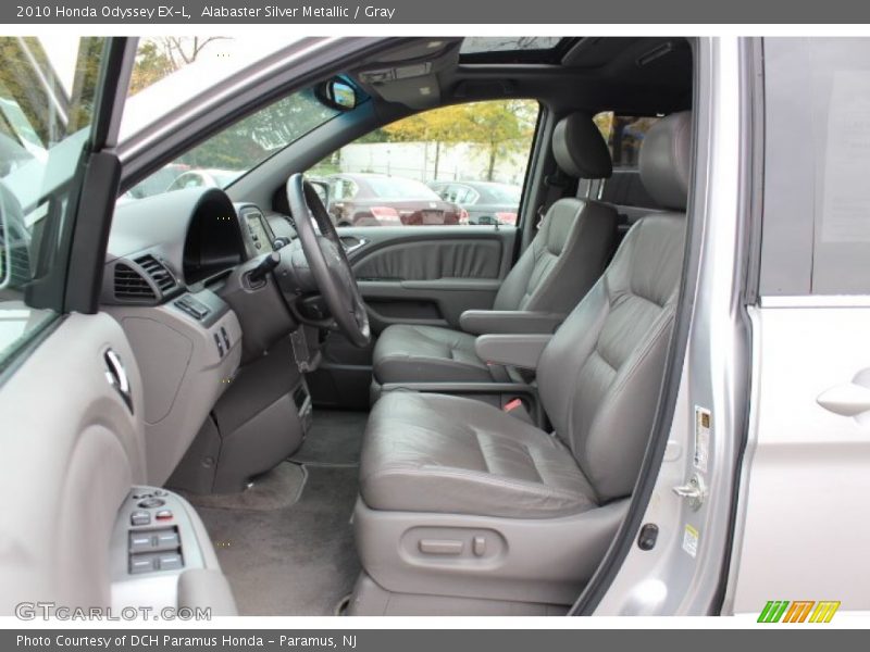 Alabaster Silver Metallic / Gray 2010 Honda Odyssey EX-L