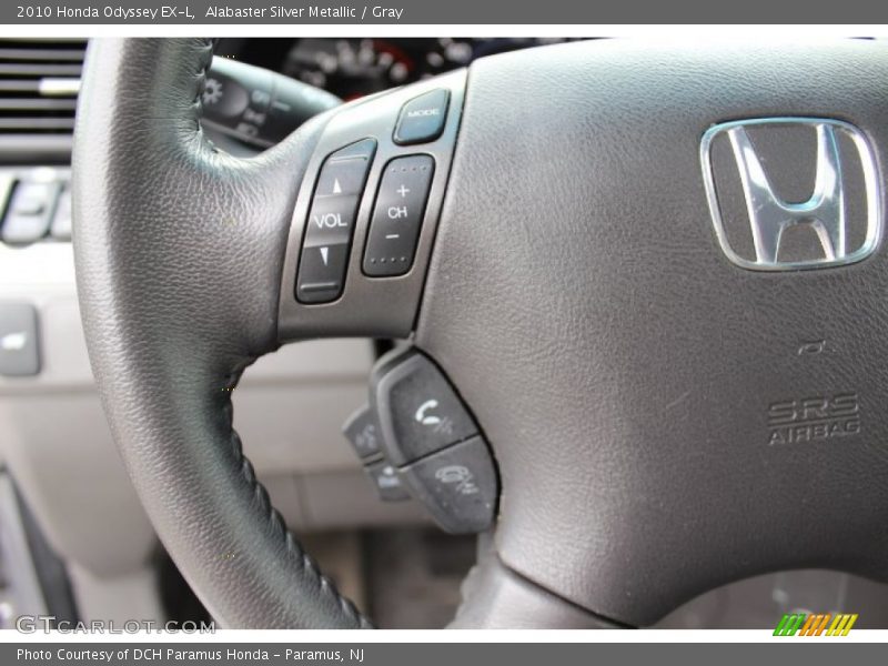 Alabaster Silver Metallic / Gray 2010 Honda Odyssey EX-L