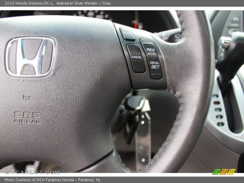 Alabaster Silver Metallic / Gray 2010 Honda Odyssey EX-L