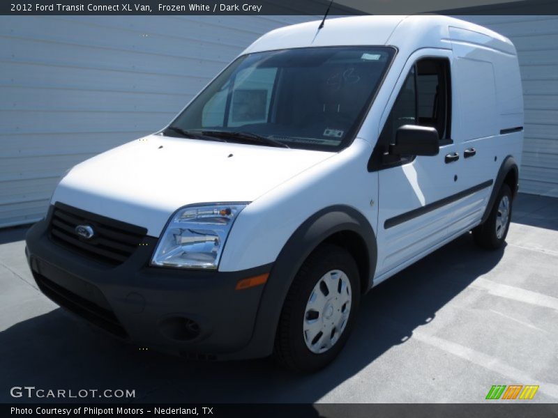 Frozen White / Dark Grey 2012 Ford Transit Connect XL Van