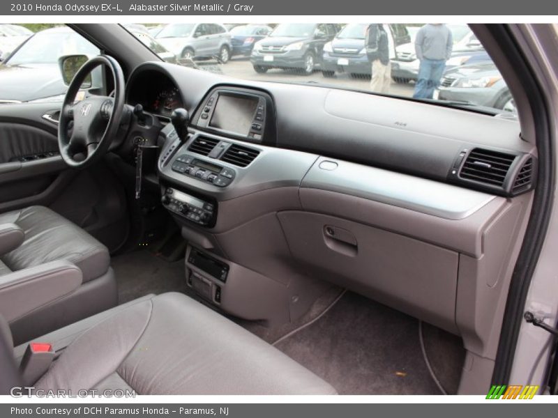Alabaster Silver Metallic / Gray 2010 Honda Odyssey EX-L