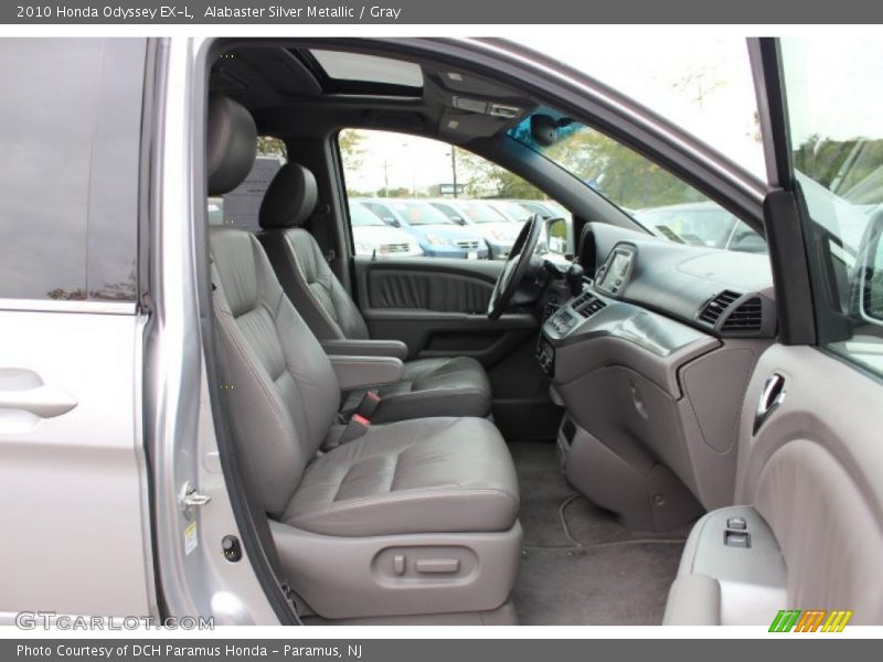 Alabaster Silver Metallic / Gray 2010 Honda Odyssey EX-L