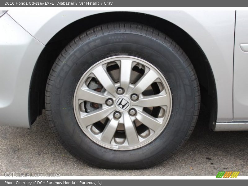 Alabaster Silver Metallic / Gray 2010 Honda Odyssey EX-L