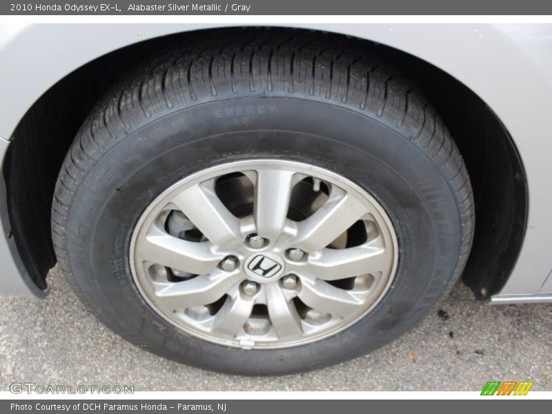 Alabaster Silver Metallic / Gray 2010 Honda Odyssey EX-L