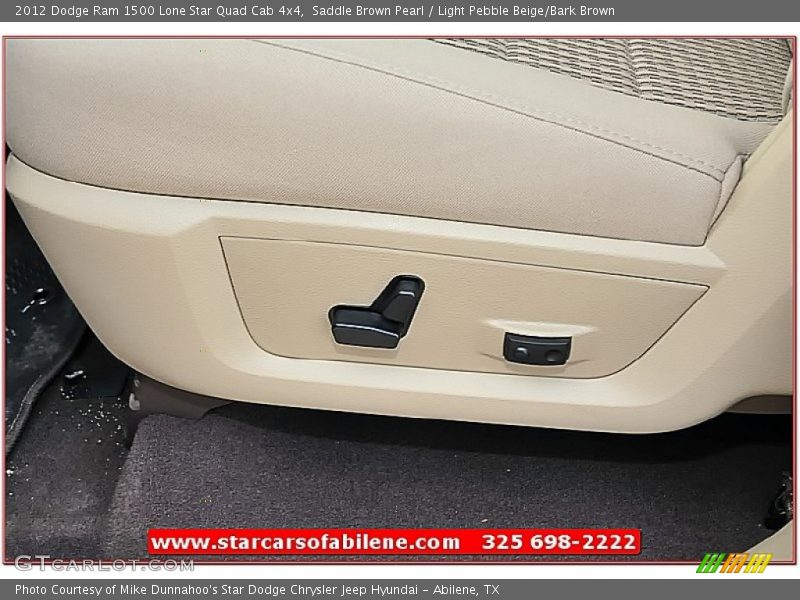 Saddle Brown Pearl / Light Pebble Beige/Bark Brown 2012 Dodge Ram 1500 Lone Star Quad Cab 4x4