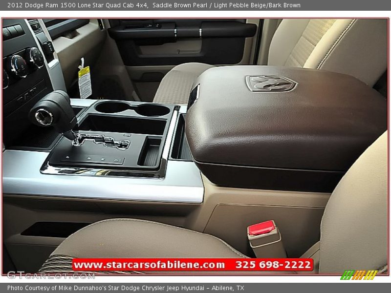 Saddle Brown Pearl / Light Pebble Beige/Bark Brown 2012 Dodge Ram 1500 Lone Star Quad Cab 4x4