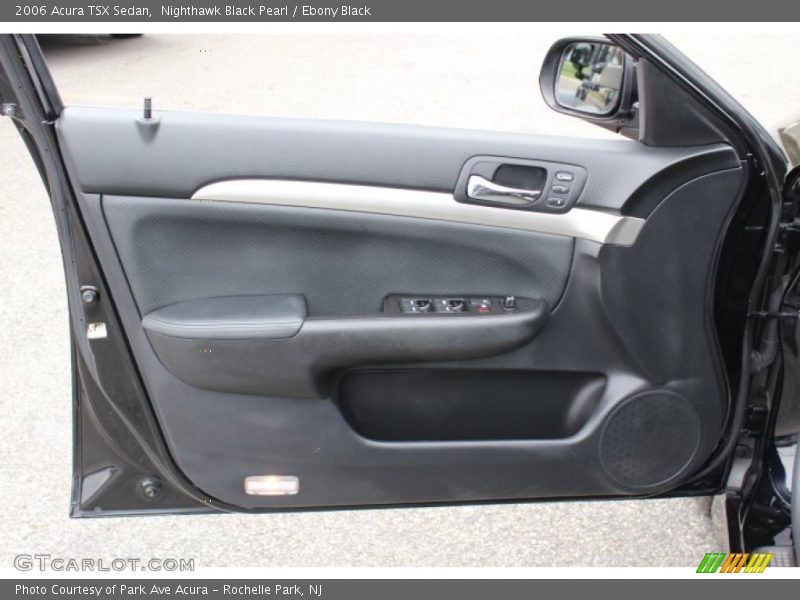 Nighthawk Black Pearl / Ebony Black 2006 Acura TSX Sedan