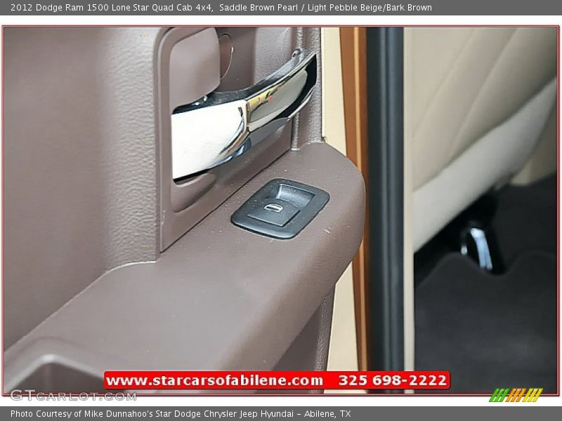 Saddle Brown Pearl / Light Pebble Beige/Bark Brown 2012 Dodge Ram 1500 Lone Star Quad Cab 4x4