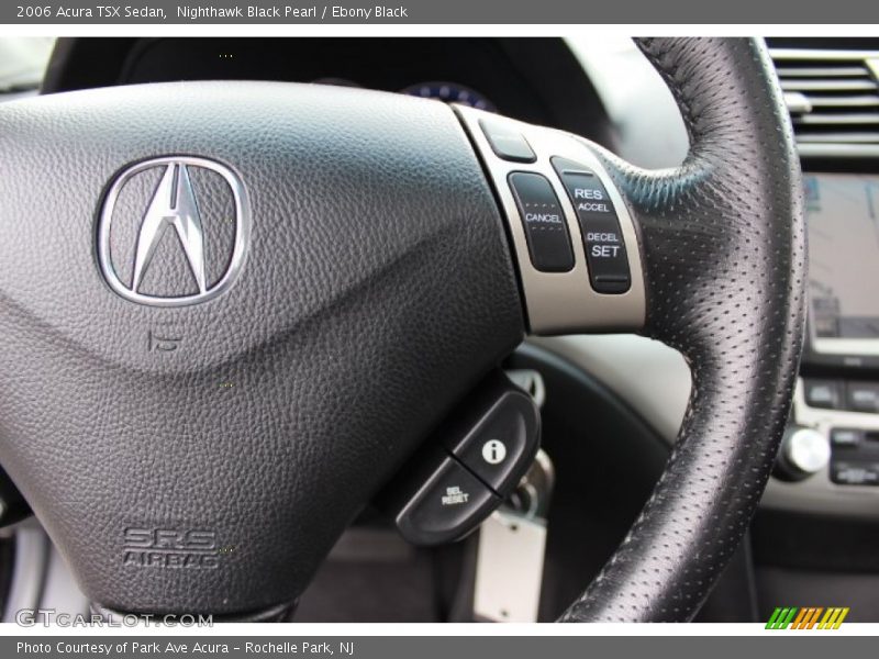 Nighthawk Black Pearl / Ebony Black 2006 Acura TSX Sedan
