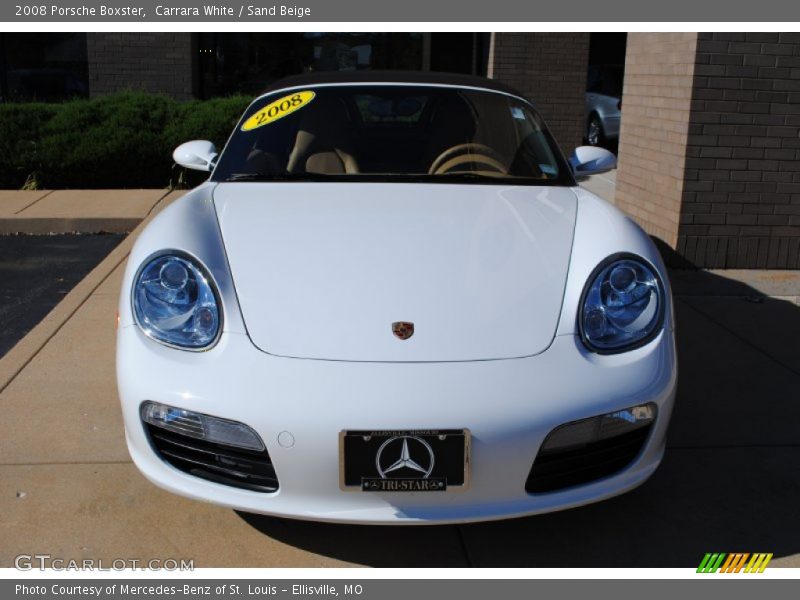 Carrara White / Sand Beige 2008 Porsche Boxster