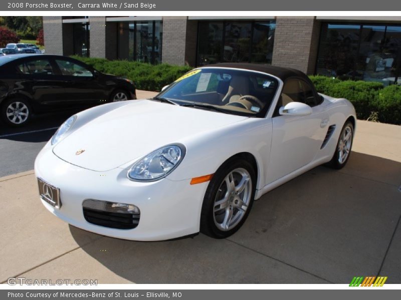 Carrara White / Sand Beige 2008 Porsche Boxster