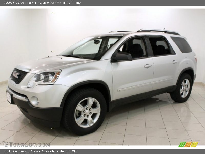 Quicksilver Metallic / Ebony 2009 GMC Acadia SLE