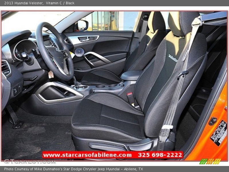 Vitamin C / Black 2013 Hyundai Veloster