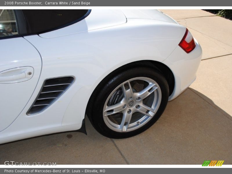 Carrara White / Sand Beige 2008 Porsche Boxster