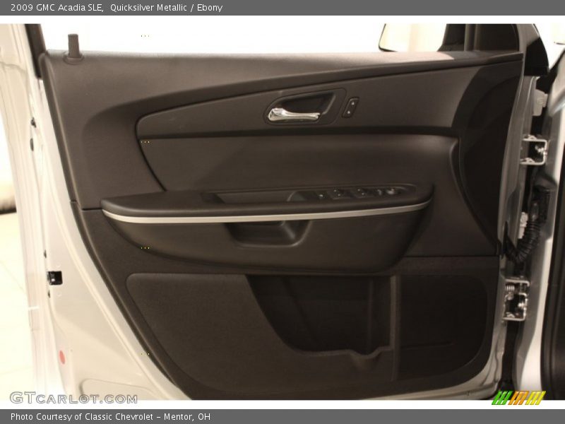 Quicksilver Metallic / Ebony 2009 GMC Acadia SLE