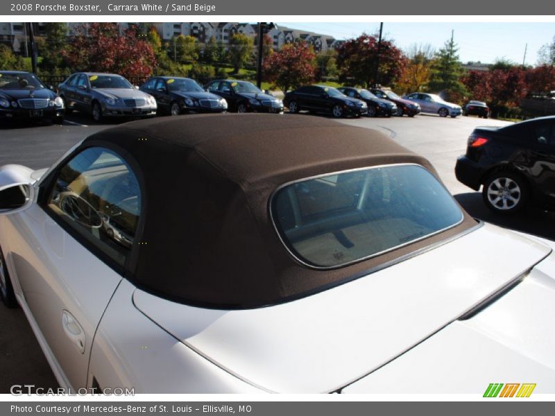 Carrara White / Sand Beige 2008 Porsche Boxster