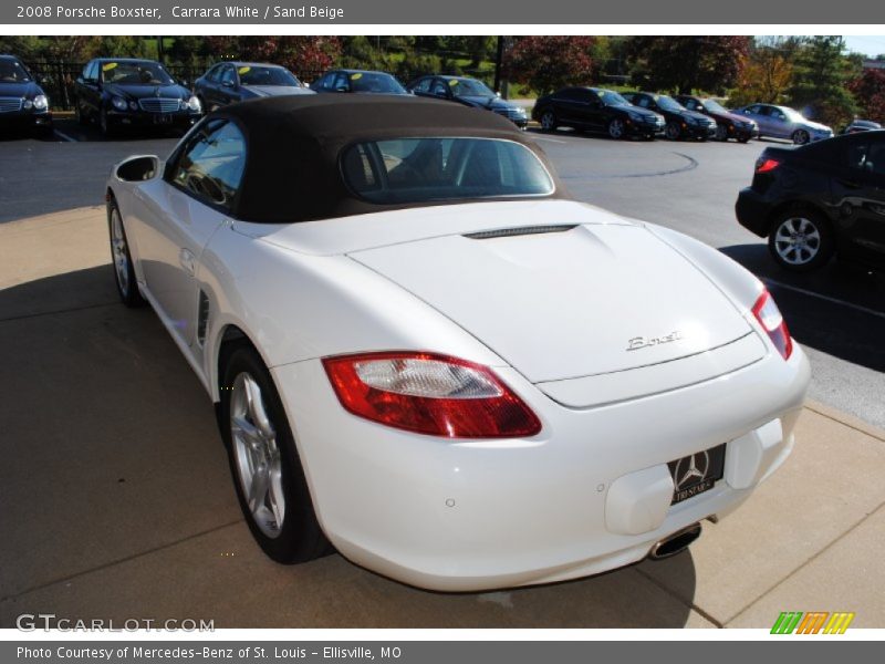 Carrara White / Sand Beige 2008 Porsche Boxster