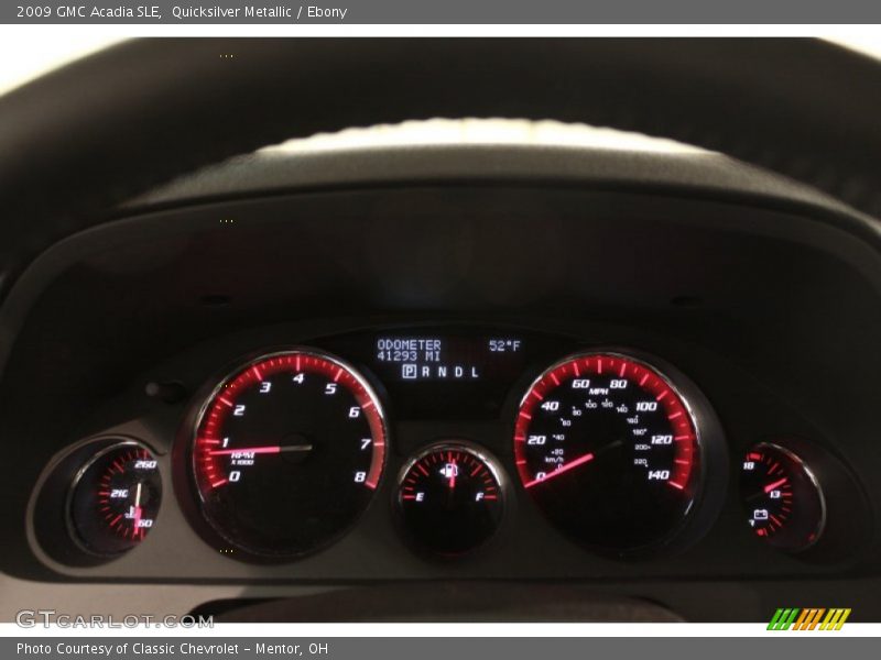 Quicksilver Metallic / Ebony 2009 GMC Acadia SLE