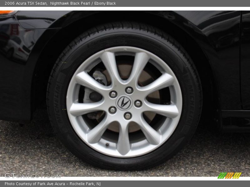 Nighthawk Black Pearl / Ebony Black 2006 Acura TSX Sedan
