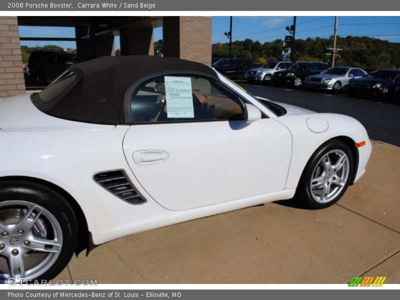 Carrara White / Sand Beige 2008 Porsche Boxster