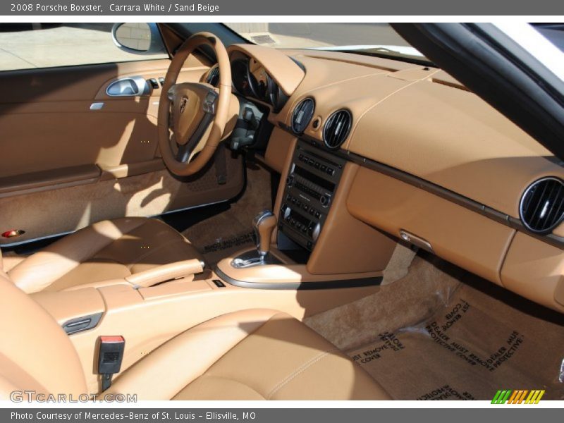 Carrara White / Sand Beige 2008 Porsche Boxster