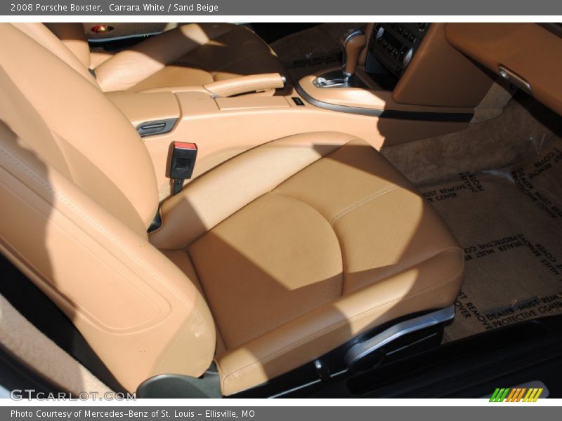 Carrara White / Sand Beige 2008 Porsche Boxster