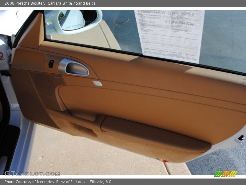 Carrara White / Sand Beige 2008 Porsche Boxster