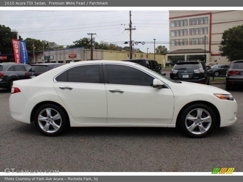 Premium White Pearl / Parchment 2010 Acura TSX Sedan