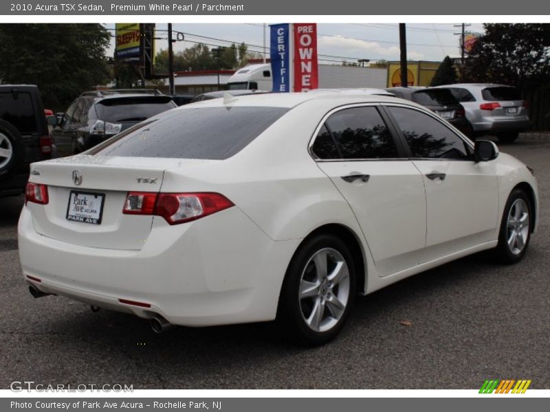 Premium White Pearl / Parchment 2010 Acura TSX Sedan