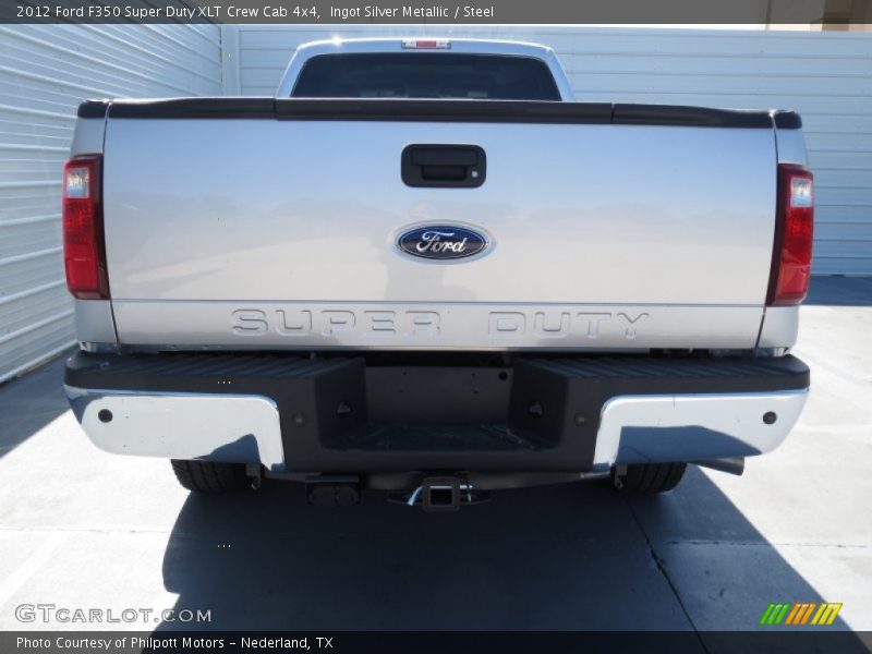 Ingot Silver Metallic / Steel 2012 Ford F350 Super Duty XLT Crew Cab 4x4