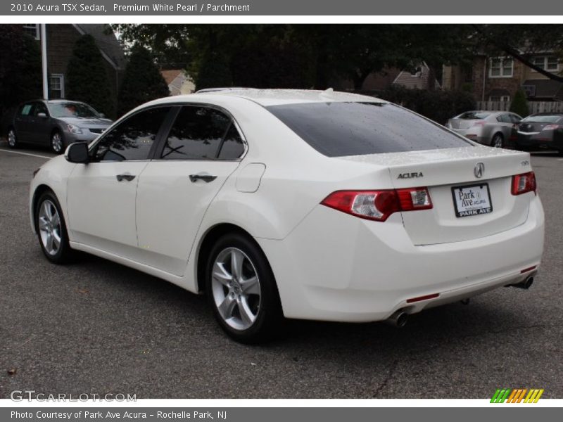 Premium White Pearl / Parchment 2010 Acura TSX Sedan