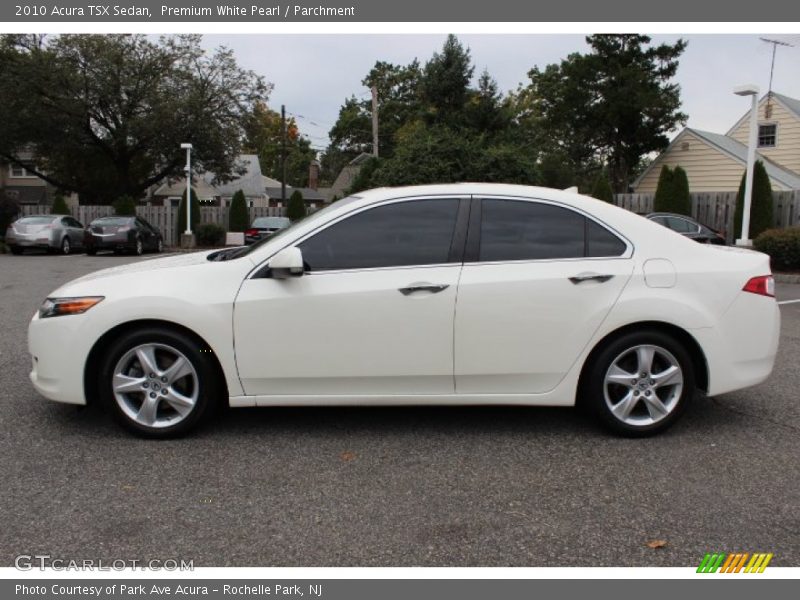 Premium White Pearl / Parchment 2010 Acura TSX Sedan