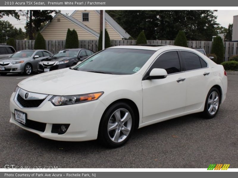 Premium White Pearl / Parchment 2010 Acura TSX Sedan